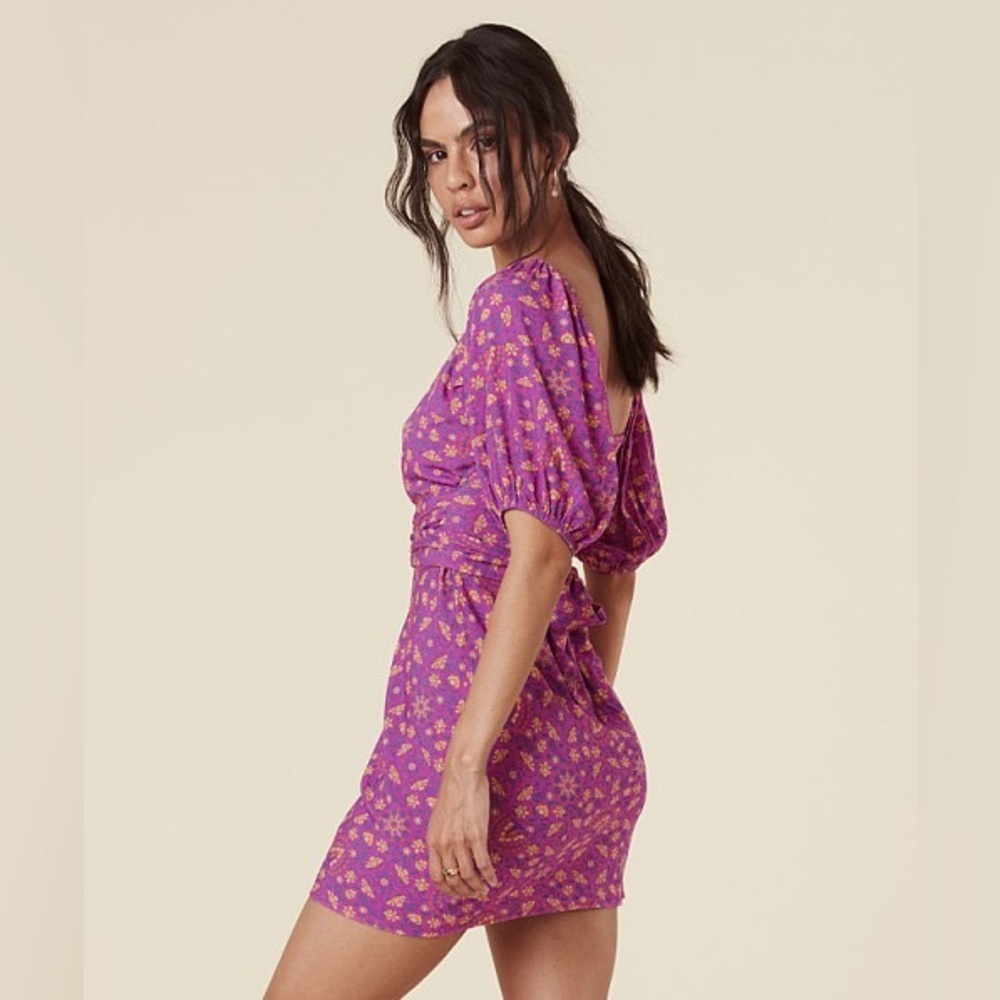 Spell Madame Peacock Sweetheart Mini Sundress